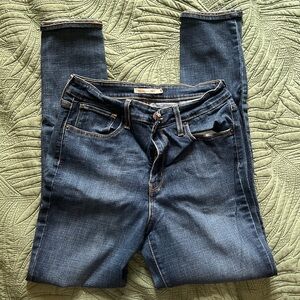 Levi's high rise skinny jeans